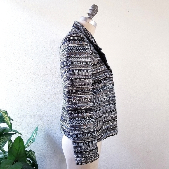 LAFAYETTE 148 NY Blue Tweed Bouclé Jacket Blazer - Picture 8 of 11